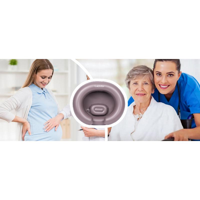 Large Portable Inflatable Hair Washing Basin for Bedridden - Wash Hair in Bed with Inflatable Shampoo Bowl.Hair Washing Basin for Elderly,Disabled,Injured,Ideal Inflatable Sink for Locs Detox