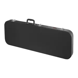 VEVOR Electric Guitar Hard Case, 43.11 in Rectangular Guitar Hard Case, With Lock Latch Keys Handle, PVC Padding Soft Lining Water - Resistant Hard Shell Guitar Cases, for 39 in Electric Guitars, Black