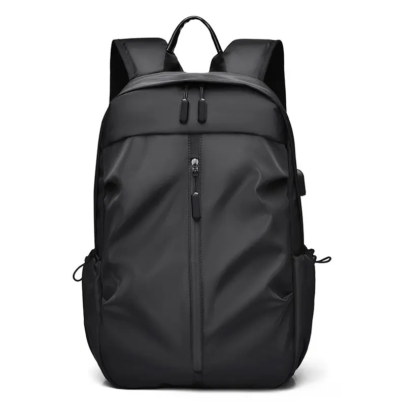 Unisex lightweight laptop backpack—featuring a tablet compartment and suitable for business travel and daily commuting; equipped with adjustable, padded shoulder straps for durability, and compatible with 15.6-inch devices