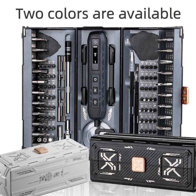 181 in 1 Electric Screwdriver Set, USB Rechargeable Electric Screwdriver with 3 Torque Settings, Professional Repair Tool Kit for Phone/Laptop/Camera/Watch