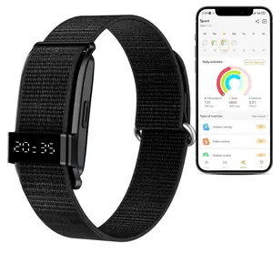 Fitness Smart Bracelet with, Heart Rate/ Sleep Monitor, Activity Tracker ,Call Reminder, Adjustable Strap , 20G Weight,145Mah Battery, IP68 Waterproof,Free APP, Multiple Sports Modes, Compatible for Android IOS