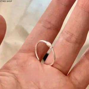 Minimal Koi Fish Open Ring, New Versatile Sweet Cute Plain Band Ring, Meaningful Adjustable Koi Ring Gift for Girlfriend
