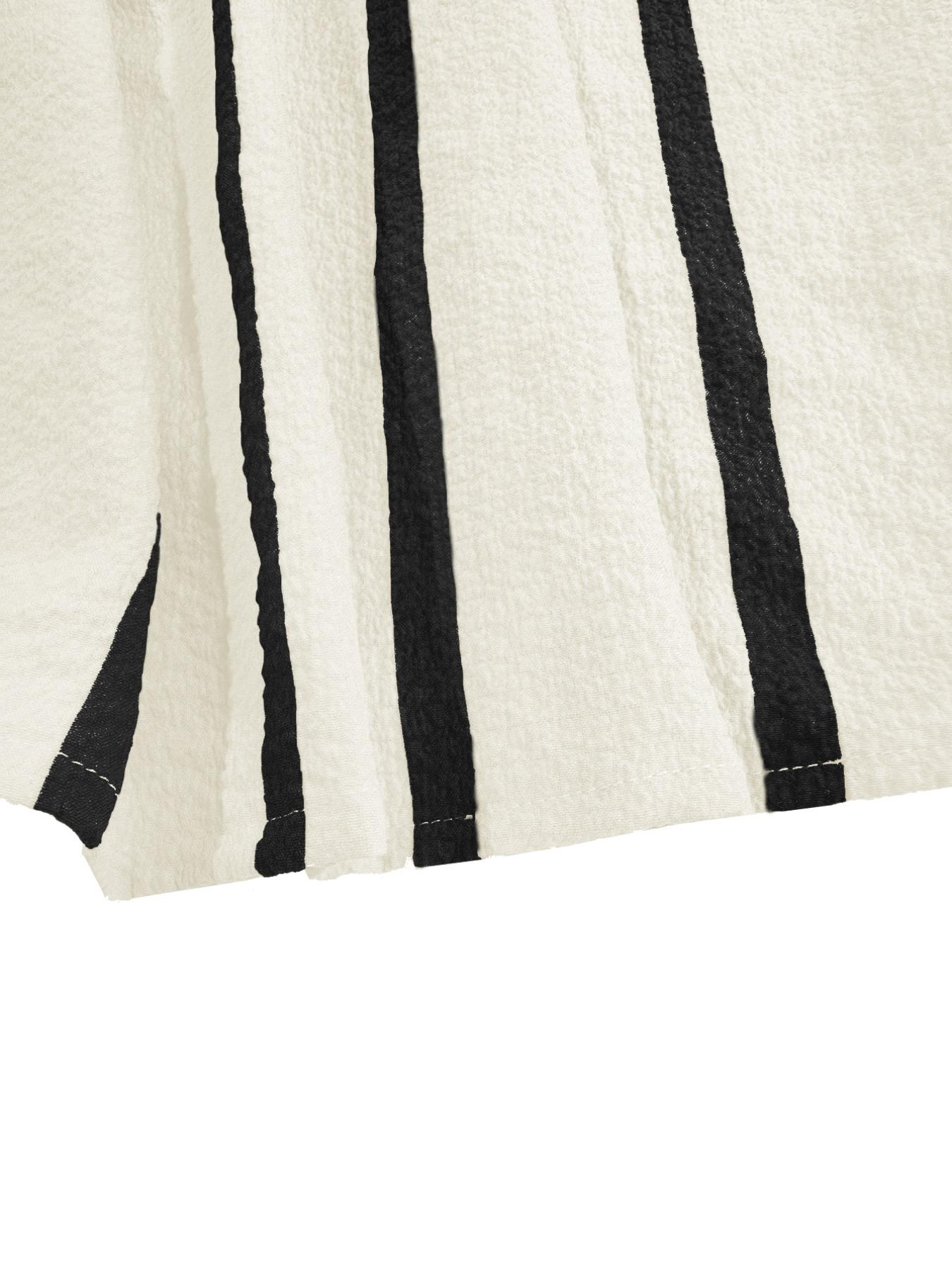 Women's Striped Print Long Sleeves Shirt, Casual Soft Top for Daily Wear, Ladies Clothes for All Seasons, Blouse