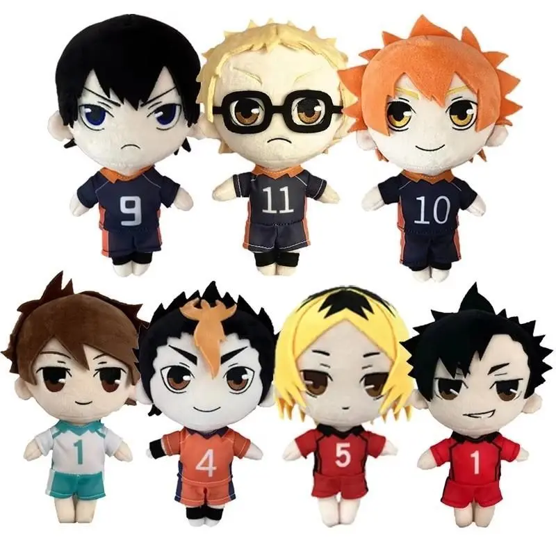 100% Brand New 20cm Haikyuu Plush Doll Toys - Hinata Shyouyou, Kageyama, Kei, Kenma Stuffed Dolls, Cute Throw Pillows for House Decoration, c, b Collection Gifts (2026 Hot Item)