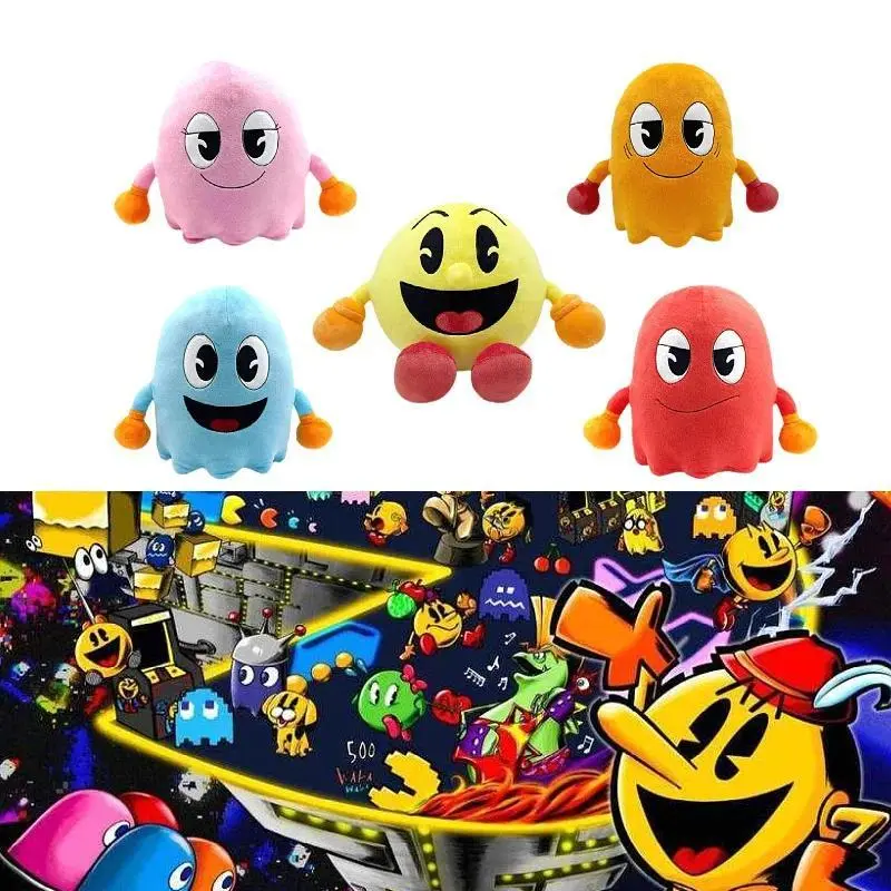 New Cartoon Cute PAC-MAN Plush Toy Game Peripheral Creative Doll Doll Gift
