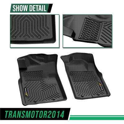 3pcs Floor Mats All Weather Car Liners TPE Fit For 2005-2015 Toyota Tacoma Double Cab Upgraded Version