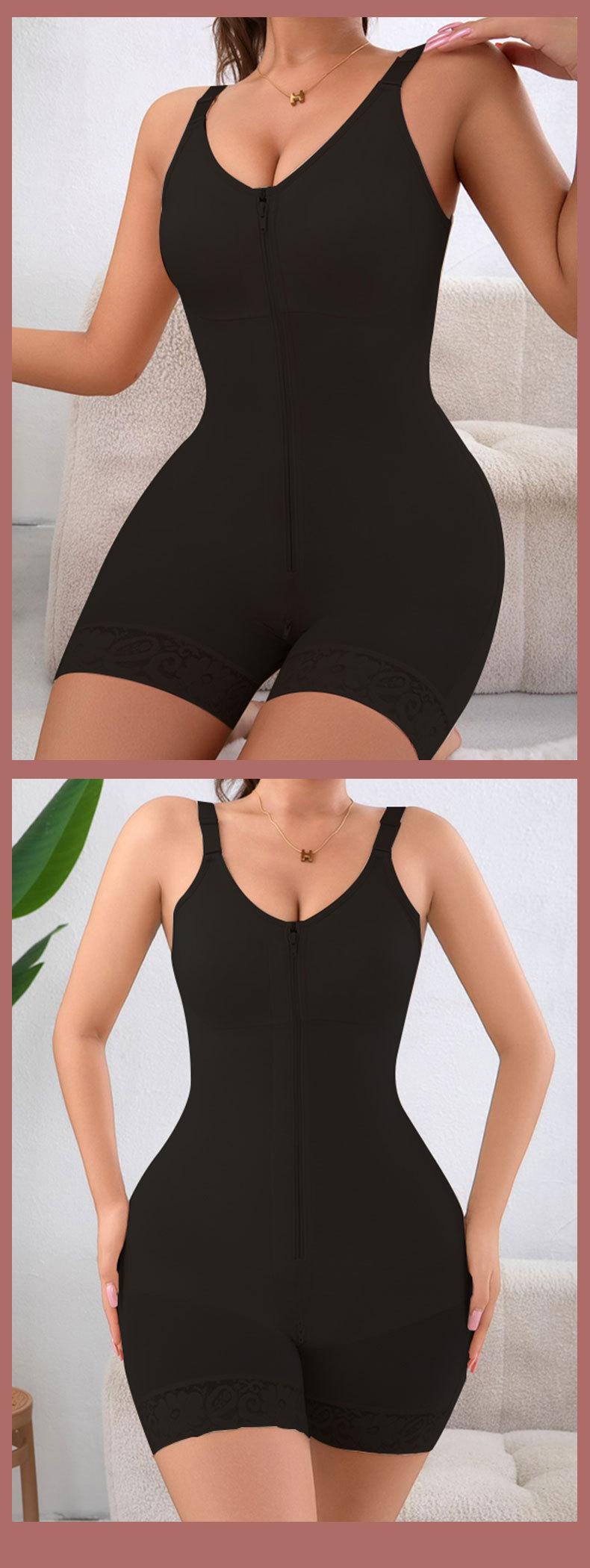 Full Body Shapewear for Women Tummy Control Fajas Colombianas Butt Lifting Bodysuit Zip Up Body Shaper