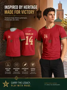 2026 Uzbekistan Football T-Shirt, Quick-Dry Fabric, Cultural Pattern, Sporty Fit, Men's Soccer Wear, Norway National Team Fan Gear