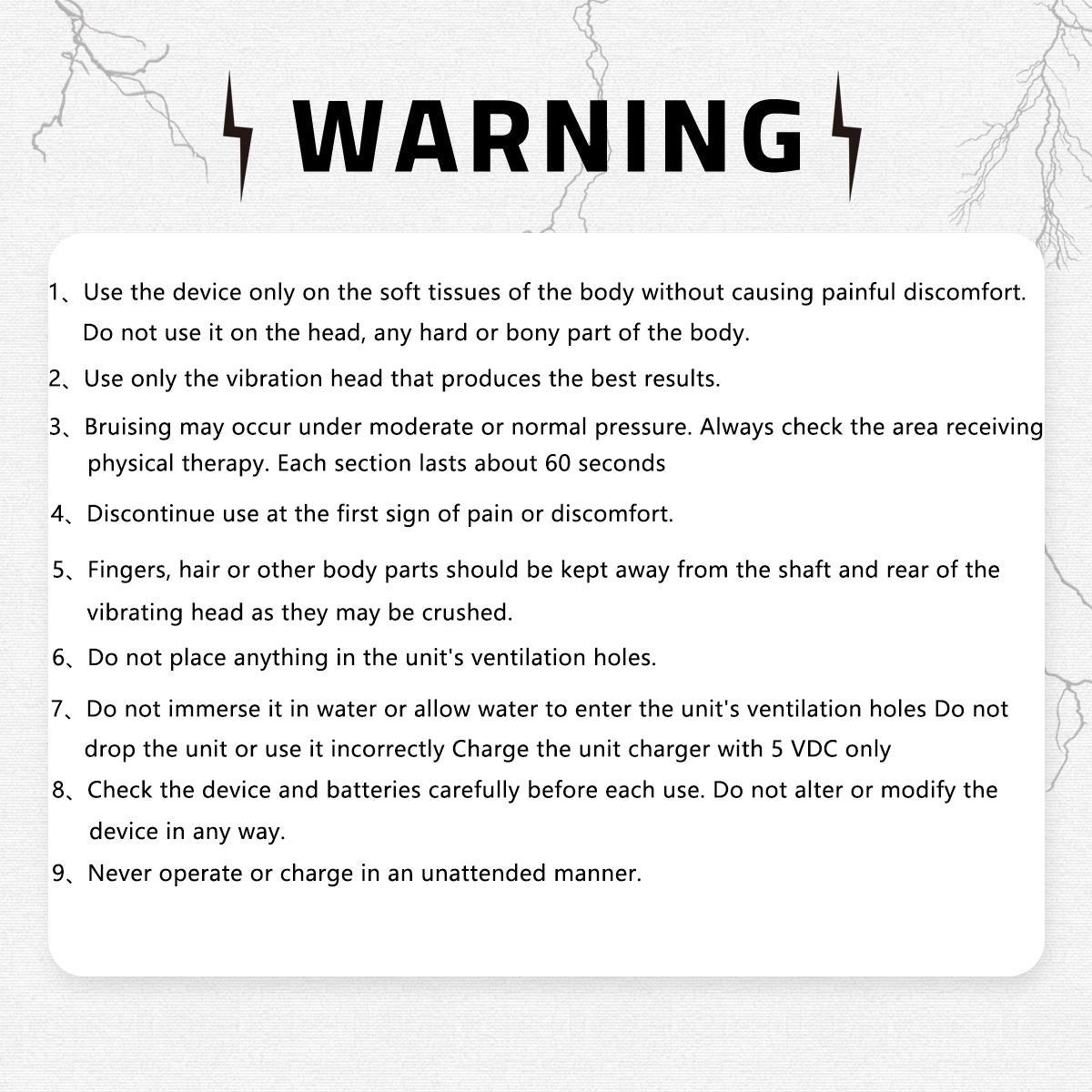 Handheld Massager, 1 Set Deep Tissue Muscle Massager with Multifunctional Replacement Heads, Portable Muscle Massage Tool, Personal Care Appliances