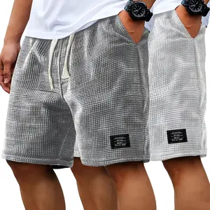 Men's Outdoor Waffle Shorts – Lightweight Drawstring Shorts for Hiking, Camping, Travel and Everyday Wear