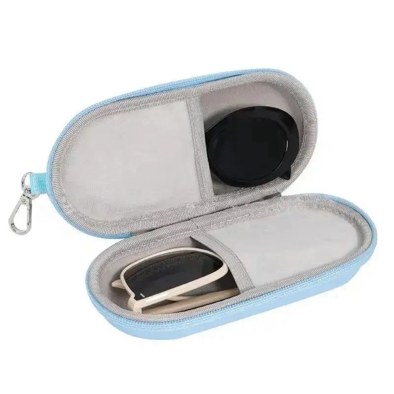 Hard Shell Eyeglass Case With Anti-Scratch Protection, Portable Sunglasses Storage Organizer for Travel, Outdoor Activities and Daily Use cycling glass