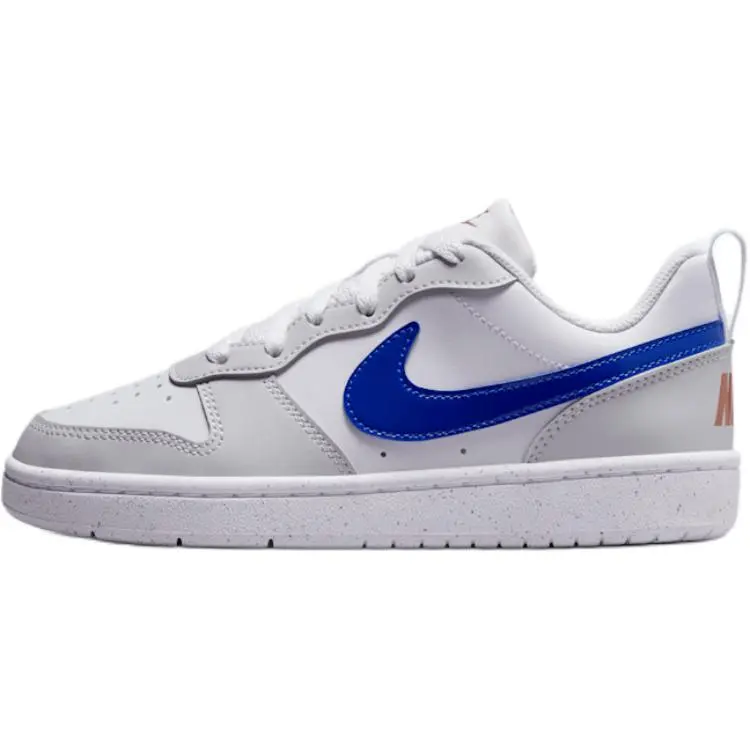 Nike Court Borough Low Recraft Comfortable Versatile Non-Slip Durable Low-Top Kids Skate Shoes DV5456125
