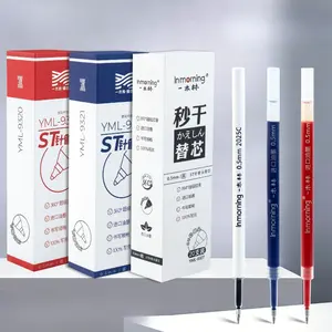 3 types, 1 type of 20 ST-head needle tubes with original replacement core, black, red and blue three colors 0.5mm large capacity, smooth writing, non-smudging, quick-drying DIY writing record error correction and replacement refill