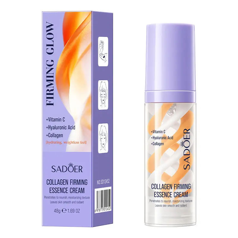 Hydrating Repair Collagen Face Essence Cream Long Lasting Moisturizing Firming Revitalizing Cream For Daily Beauty Care Women