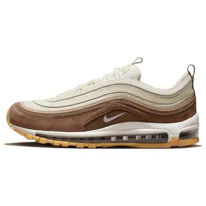 Nike Air Max 97 Men's Low-Top Running Shoes – Comfortable, Breathable Fabric and Leather with Cushioned, Durable Outsole Verifiable, with credentials and supporting global authentication
