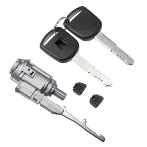 Ignition Switch Lock Core for Honda Accord 2003-2012, Metal Material, Includes 2 Keys, No Chip, Model 06351-Ta0-H11