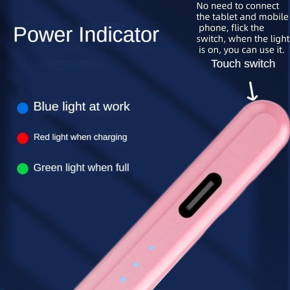 Universal Touch Stylus Pen, USB Rechargeable Stylus Pen, Precise Writing and Drawing Touch Screen Pen for Phones and Tablets, Touchscreen Pen