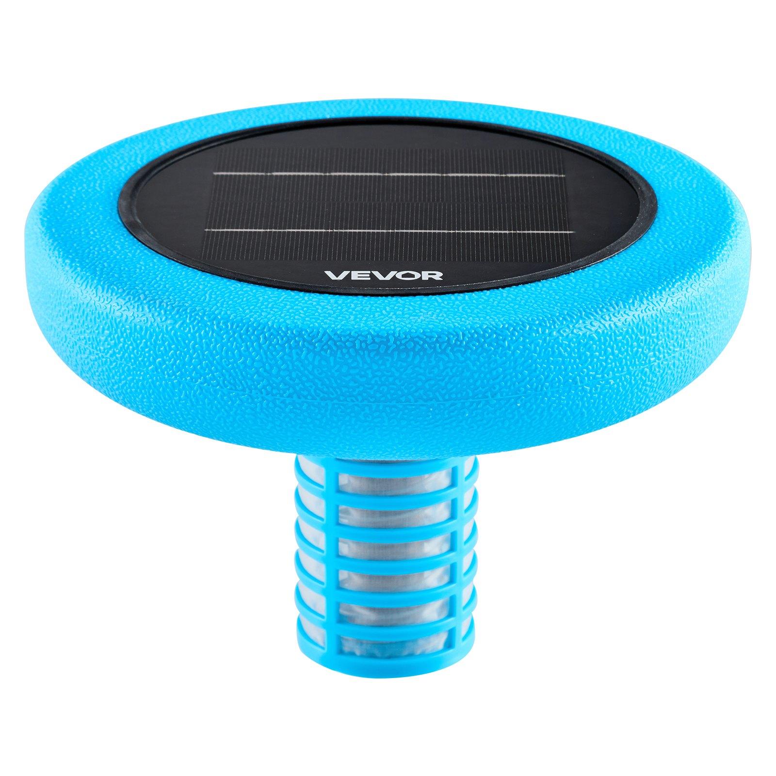 VEVOR Solar Pool Ionizer, Round Copper Pool Ionizer Up to 45000 Gal, Floating Automatic Water Cleaner and Purifier, Chlorine Free Water, with Copper Anode, Spring, Brush and Filter for Pools & Spas VEVOR Solar Pool Ionizer, Round Copper Pool Ionizer Up to 45000 Gal, Floating Automatic Water Cleaner and Purifier, Chlorine Free Water, with Copper Anode, Spring, Brush and Filter for Pools & Spas