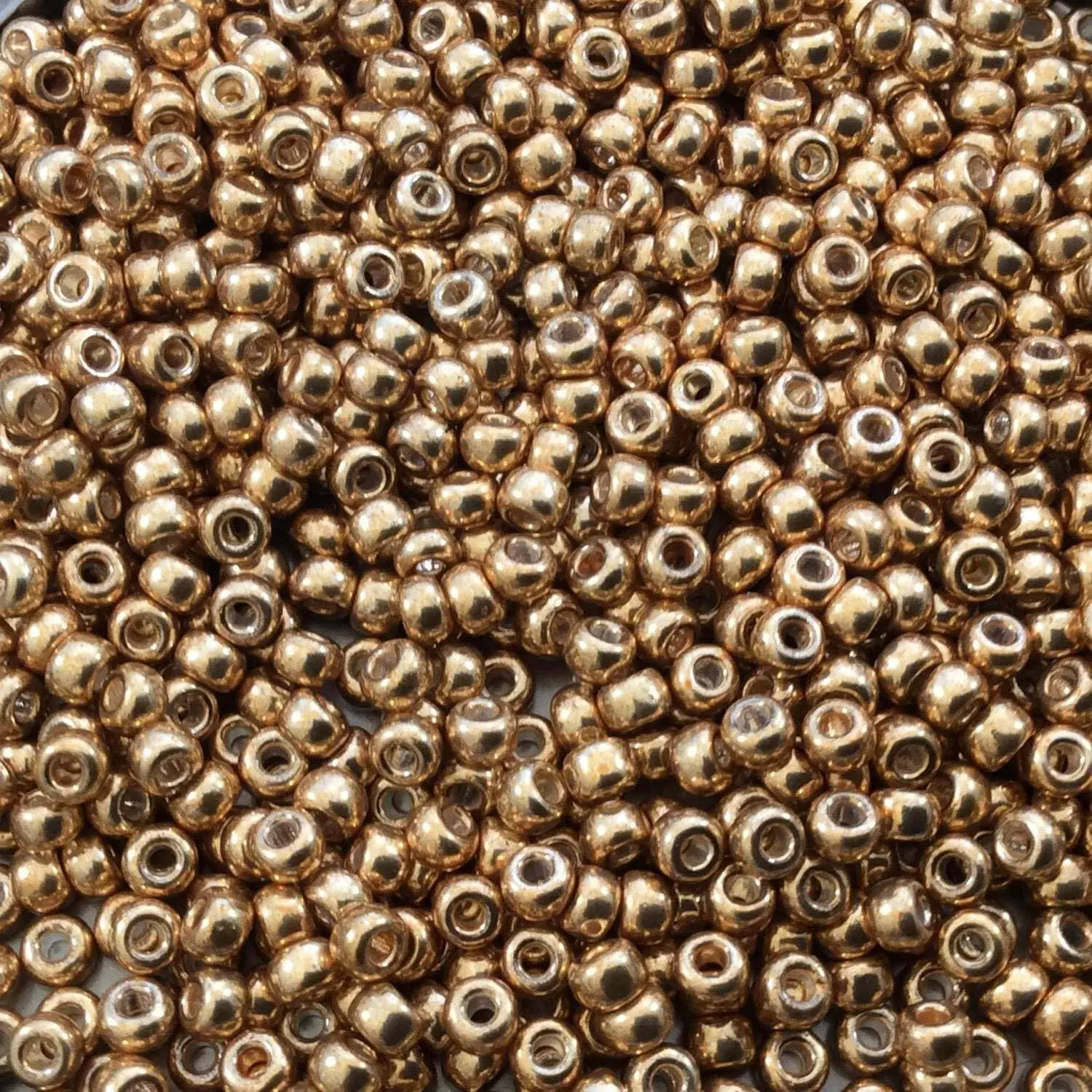 Round Seed Beads, 8/0, Galvanized , 22g Tube, Glass Rocaille Beads for Loom Weaving, Embroidery, Stringing &  Making,