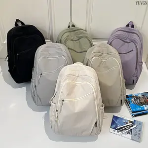 2026 Large Capacity Casual Backpack for Women Men, Lightweight Water Resistant Nylon School Bag, Travel Laptop Backpack Perfect for College, Work, Commute, Hiking, Camping and Weekend Getaways