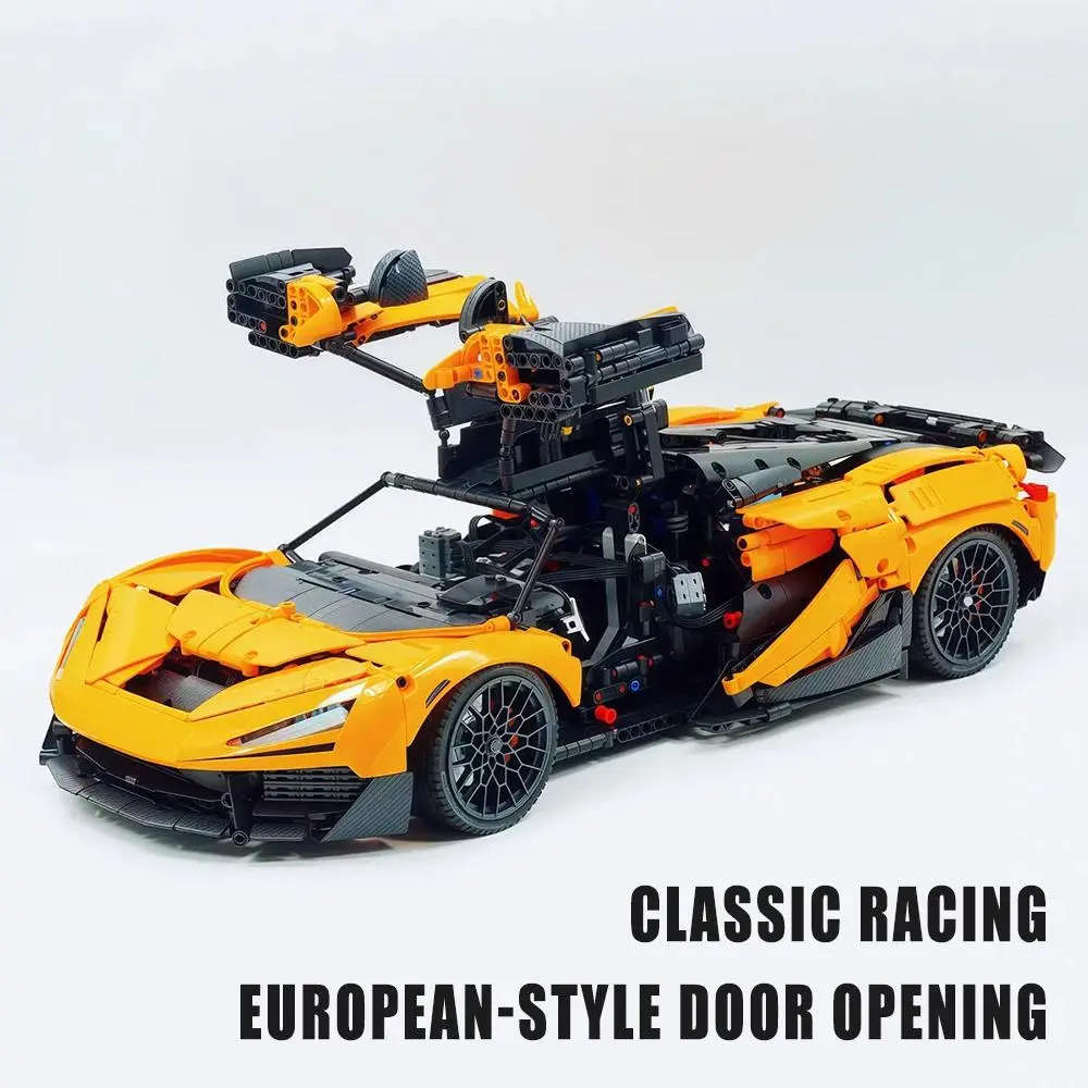Guly 1:8 Scale Super Car Building Model Kit, Full Function Mechanical Assembly Race Car, Adult Collectible Desktop Decor Gift, Super Car Enthusiast