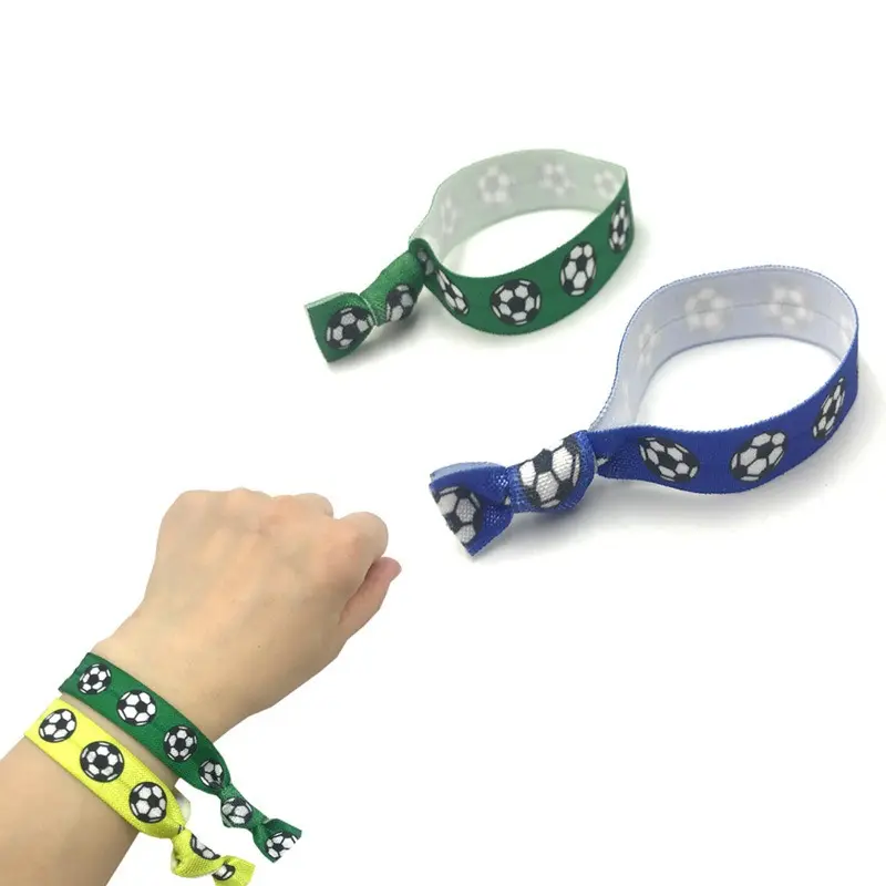 3-Pack Soccer Sports Wristbands, Game Commemorative Wristband Gift