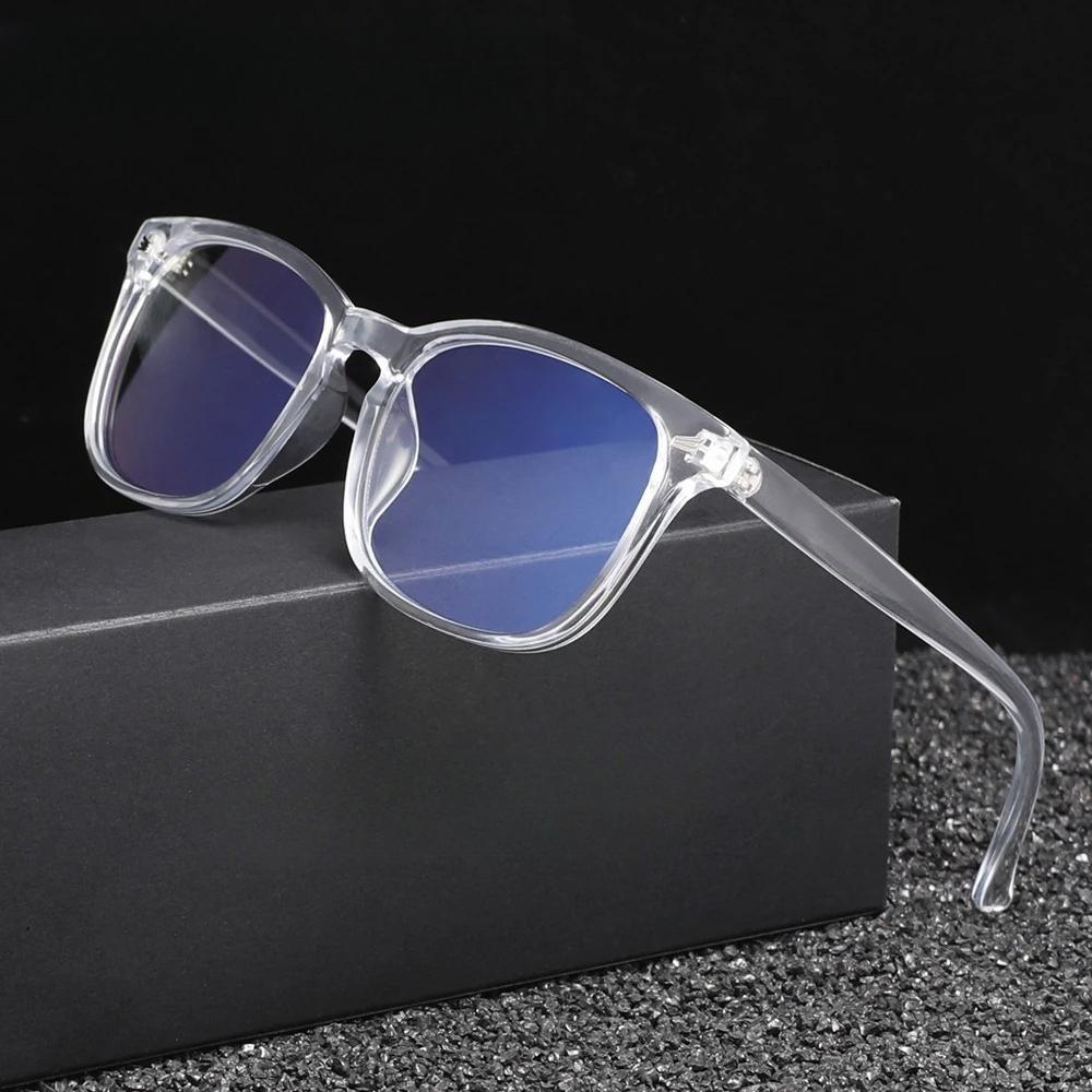 Classic Square Men's and Women's Fashionable Anti Blue Light Glasses Suitable for Daily Wear