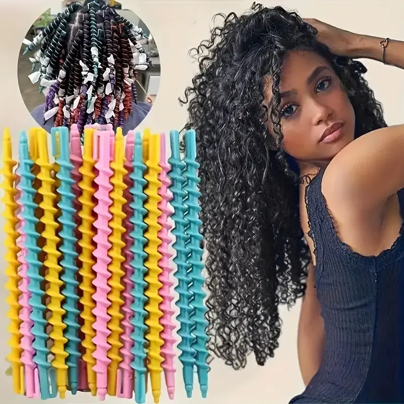 hair curling tutorial rollers TikTok Shop