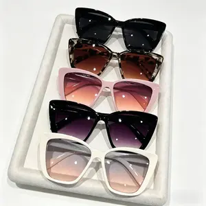 Women's 4/5-Pack Trendy Cat Eye Sunglasses Set - Large Frame Unique Sports Eyewear, Ideal for Daily Wear & Street Photography, Outdoor Summer Sports Accessory, Womens Sunglasses