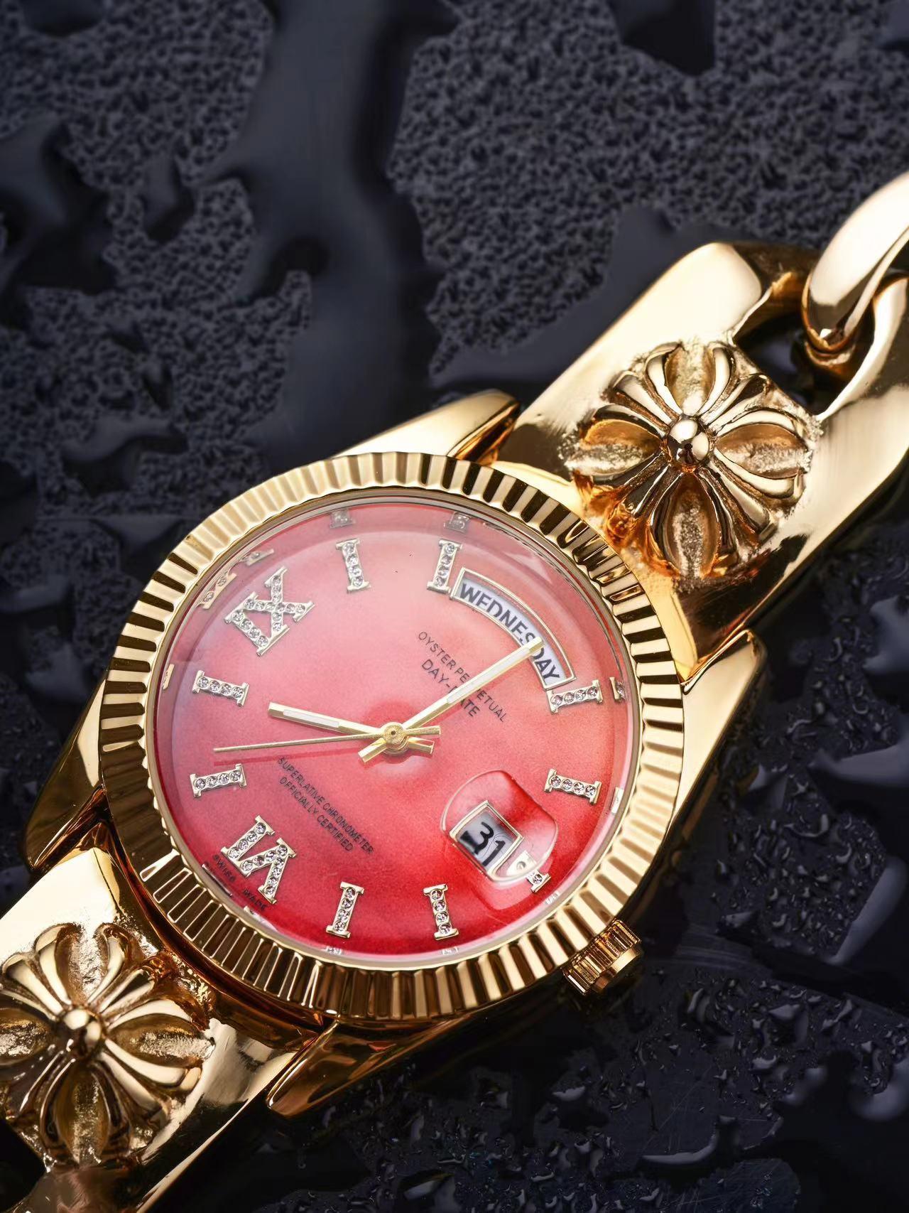 Kiosk Zong CROX Shaped Original Mechanical Watch Fashionable Retro Strap High-End Niche