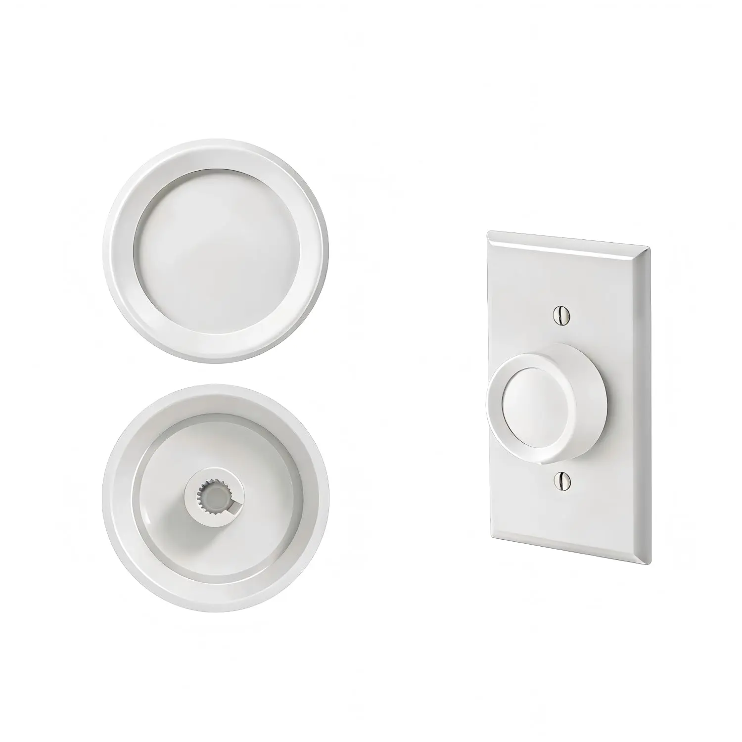 2 count RK-WH Rotary Dimmer Knob  for Rotary Dimmer ,Fan Control,White(No  Panel)
