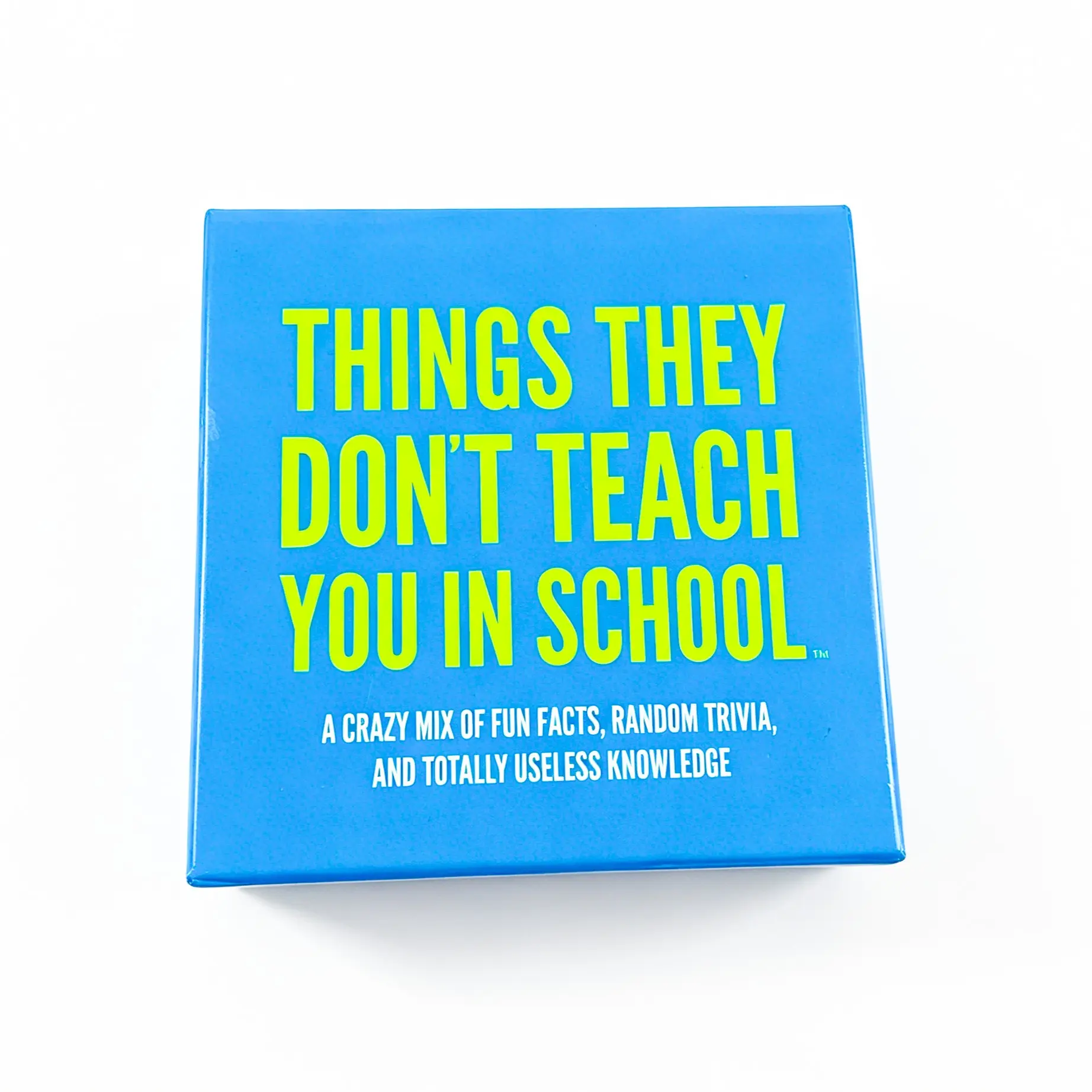 Things They Don't Teach You in School Trivia Game, Fun Cold Knowledge Quiz, Family & Friends Entertainment, Party Card Game