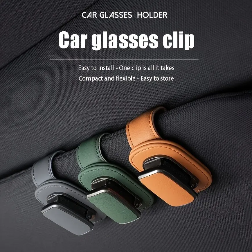 Car Sunshade Sunglasses Holder, Secure Storage, Easy Access, Dashboard Organizer, Convenient Placement, Durable Design, Car Interior Organizer, Car Organizers and Storage, Sunglasses Holder for Car
