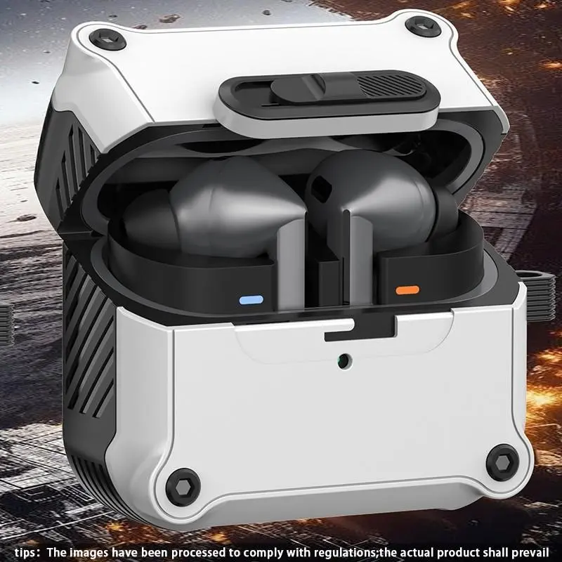 Durable Protective Case for Samsung Galaxy Buds3/buds3 Pro/ef, Shockproof Design, Ideal for Outdoor Exploration, Adventurous Users, Secure Fit