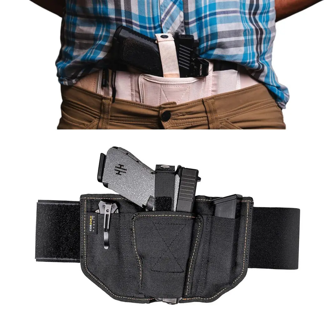 Cloth Concealed Carry Waist Holster, Unisex Quick Draw Gear with Adjustable Waist Fit for Outdoor Sports & Cosplay, Cosplay Gear, Universal Carry