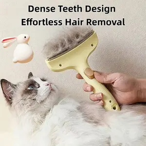 Multi-Functional Pet Hair Remover Brush, Cat Dog Grooming Comb, Fur Removal Tool, Type Teeth De-Shedding Brush, Pet Care Essentials
