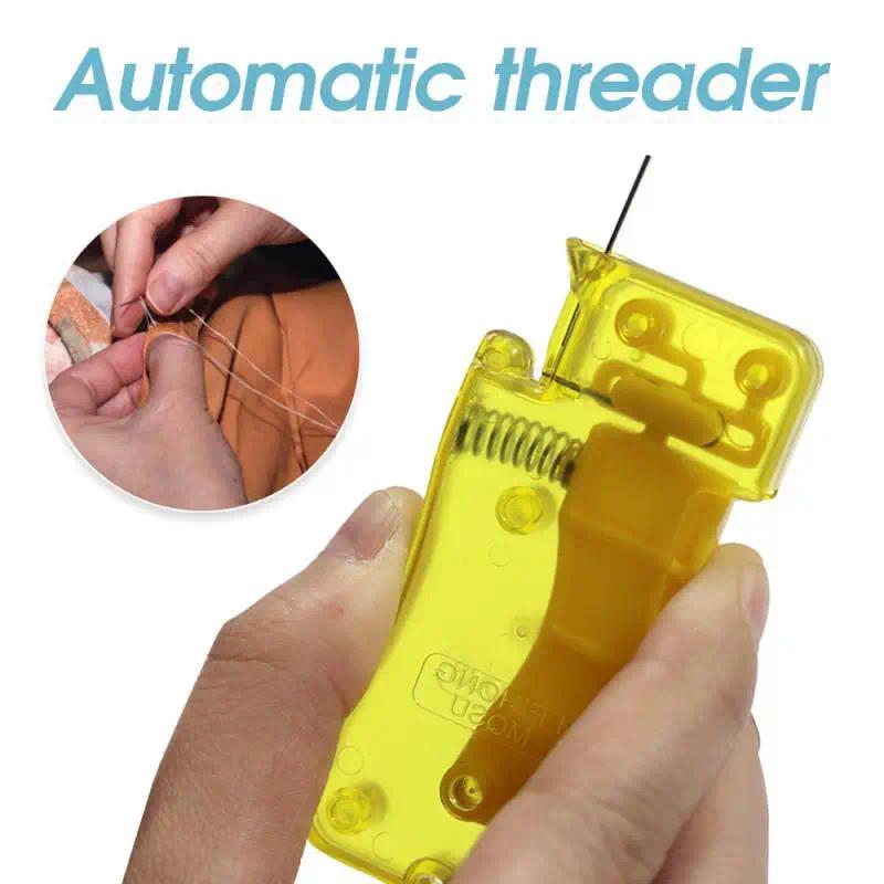 2pcs Automatic Needle Threader Sewing Needle Device Hand Machine DIY Tool Sewing Needles Parts For Elderly Household Accessories
