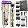 Professional Hair Clipper and Trimmer Set for Men, Cordless Hair Cutting USB Rechargeable Grooming Kit, 2000 mAh Lithium Battery, Barber Haircut and Detailing Clippers #GLOBAL PICKS