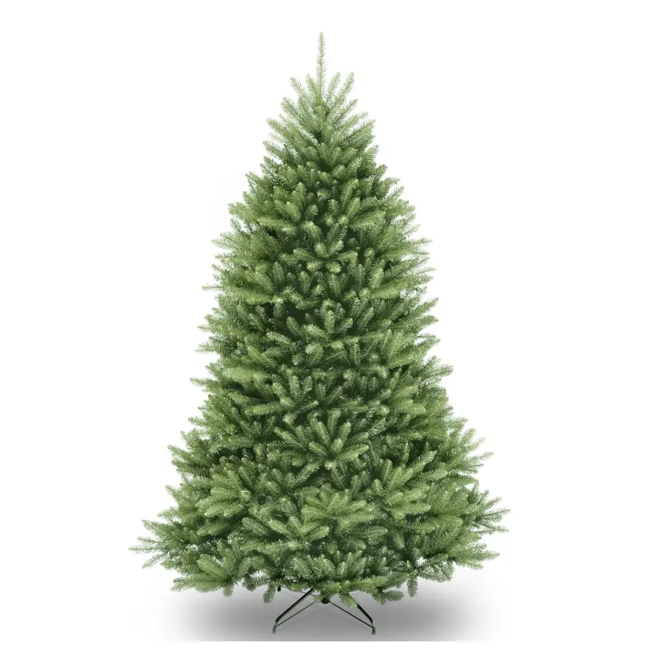 Garvee 4.5ft Tall Pre-Lit Artificial Fraser Fir Christmas Tree, 2 Lights, 450 Branch Tips, Premium Hinged Design, Full Natural Look, Easy Assembly for Home Office Winter Holiday Indoor Decorations