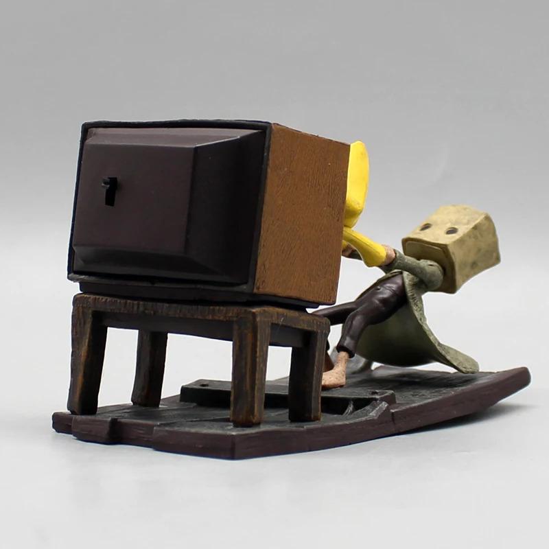 Little Nightmares Ii Anime Game Figure Mono Six Luminous Cartoon Character Pvc Model Desktop Collection Halloween Kids Toy Gifts