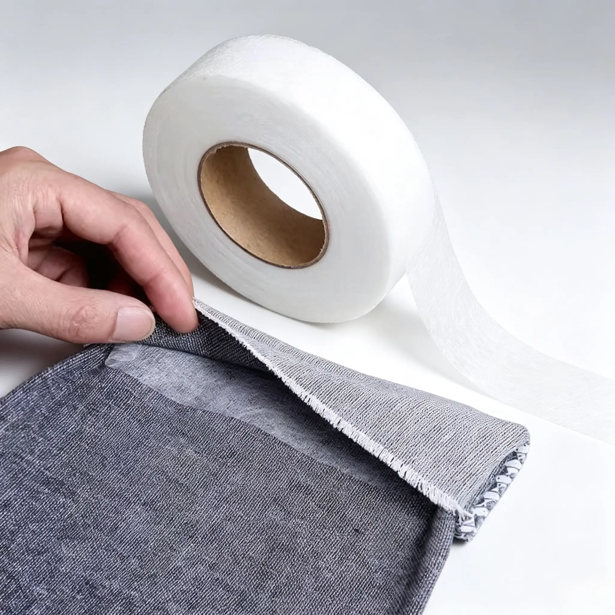 2-Pack Iron-On Hemming Tape - No Sew Washable Fabric Fusing Tape with Strong Adhesive for Pants Jeans Quick Repair, DIY Clothing Alteration Laundry Tool