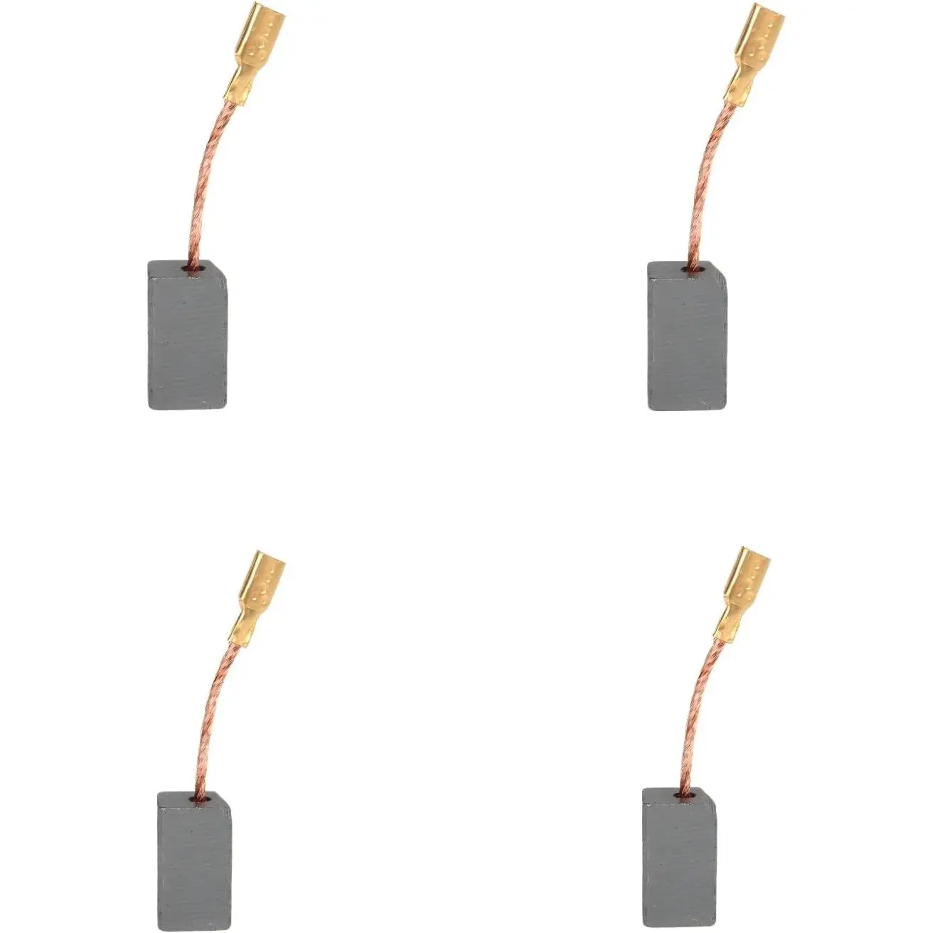 4x Carbon Brushes Compatible with  4 1/2" Angle