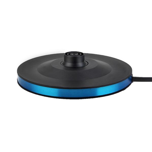 ZOKOP HD-1861-A 110V 1200W 1.8L Electric Glass Kettle US Plug with LED Lights, 360° Rotation Base, Auto Shut-off, and Mesh Filter for Spill Proof Pours Automatic