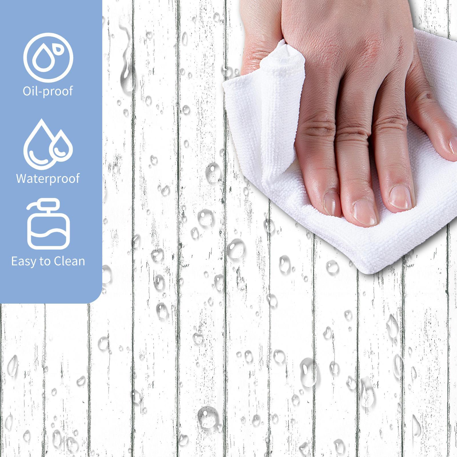 Wood Grain Pattern Wallpaper (1 Roll), Waterproof Material Self-Adhesive Removable Wall Sticker,Peel and Stick wallpaper ，Decorative Wallpaper for Home Living Room Bedroom Office，wallpaper for bedroom，wallpaper for living room，wallpaper sticker