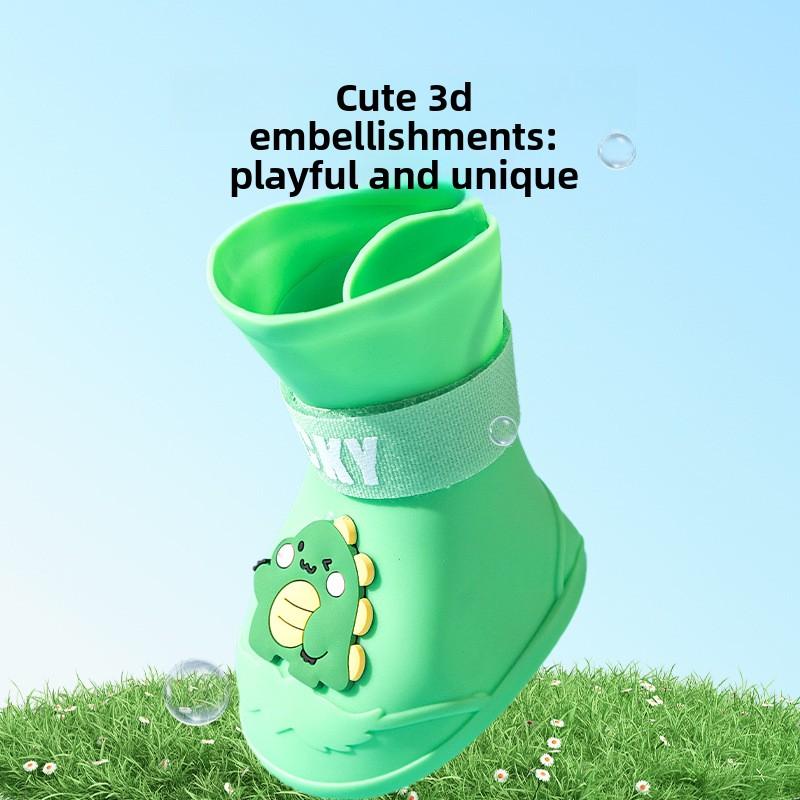 Medium Large Dog Rain Boots Waterproof Anti-Drop Dog Shoes Pet Anti-Dirty Artifact Golden Retriever Corgi Booties Summer Outwear Gold Plated Custom Collar glasses filter Heated Windproof Winter Coat clothes flotation device