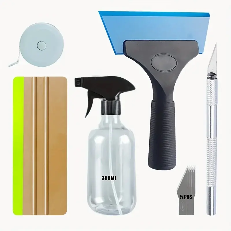 Car Window Tint Kit -6 Window Privacy Film Installation Tool,Easy-to-apply Glass and Car Window Tint Kit Car Window Tint Kit,Pro, for Automotive