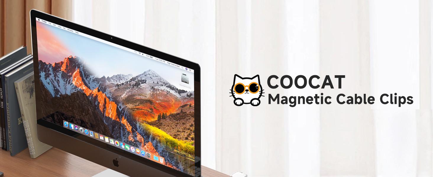 Magnetic Cable Clips, Adjustable Cord Holder Management, Adhesive Wire Keeper Organizer for Home Office Desk Phone PC Car Wall Desktop Nightstand Appliance (6-Pack Crystal Multicolor)