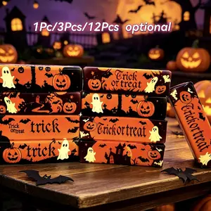 12PCS Halloween Butter, 1 / 3 /12 PCS strawberry squishy butter,  3pcs  Butter Stick, Ghost ,Pumpkin, Skull ,Golden , Butter squeeze toy,Liberty  Dumpling butter Toy , Slow Rising Squishy, Stress Relief & Fidget for ADHD,Party Favor Gift