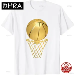 Basketball Player - Trophy Game Sports Lover T-Shirt Custom Printed Graphic Loose Soft TShirts Print on Demand Camiseta Hombregood graphic tees