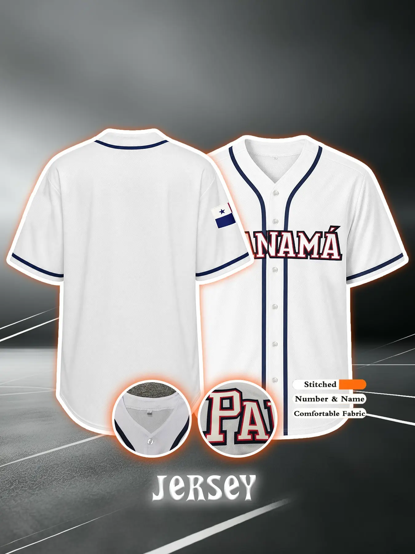 Panama National Baseball Team 2026 World Baseball Classic Fan Shirt, Sportswear Loose Streetwear Short Sleeve, Breathable Training Top, Unisex Gift
